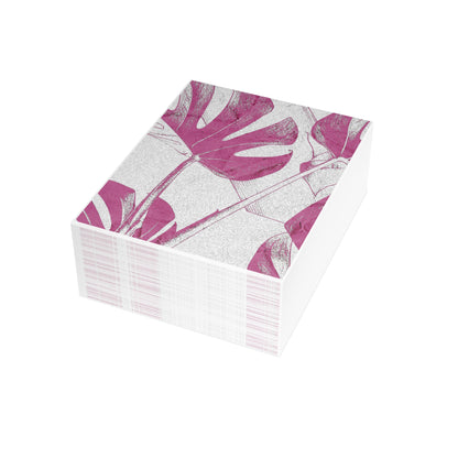Monstera Leaf Lilac Wine Postcards