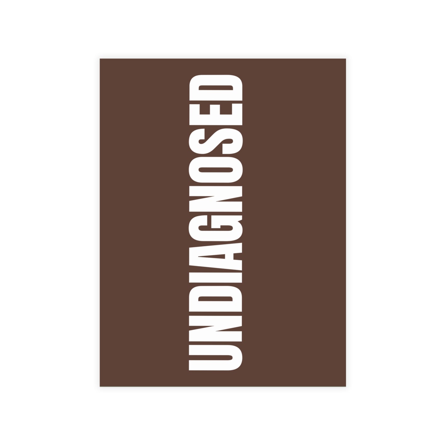 Chocolate Brown Postcard Set Pack of 10, 30 or 50 w/ Envelopes | Coordinated Collection