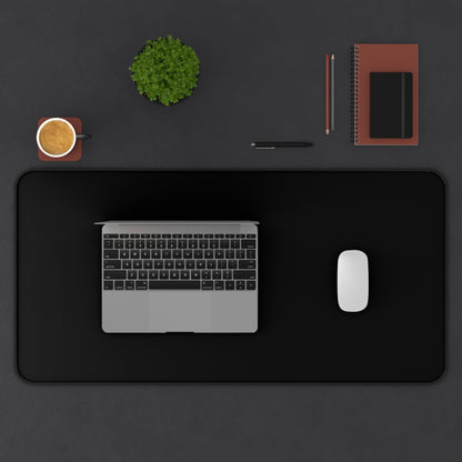 Black Desk Mat Color Coordinated Collection (12x18, 12x22, 16x32)