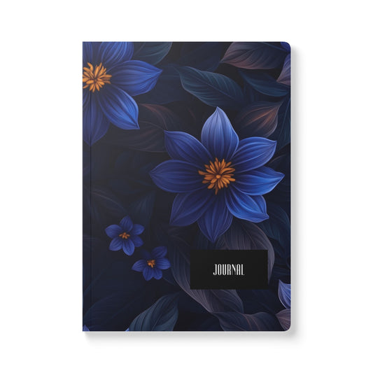 Blue Floral Heaven A5 Lined Journal