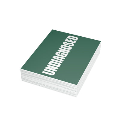 Leaf Green Postcard Set Pack of 10, 30 or 50 w/ Envelopes | Coordinated Collection