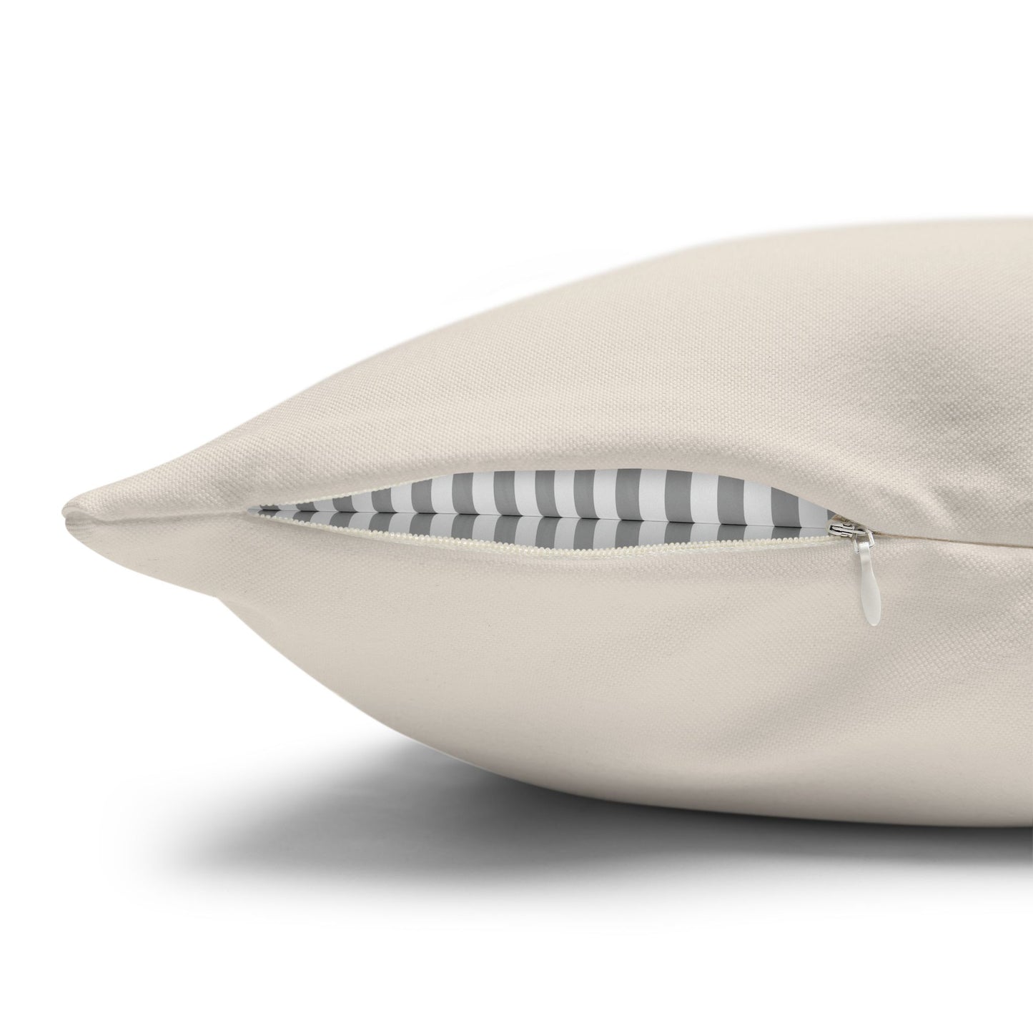 Latte Cream Canvas Pillow Cover 20x20