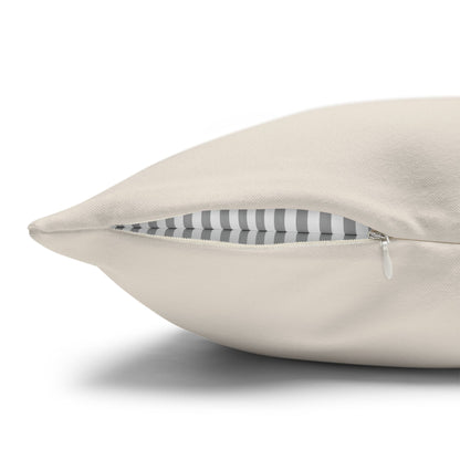 Latte Cream Canvas Pillow Cover 20x20