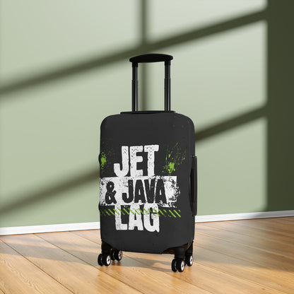 Jet Lag and Java Luggage Cover Travel Suitcase Cover