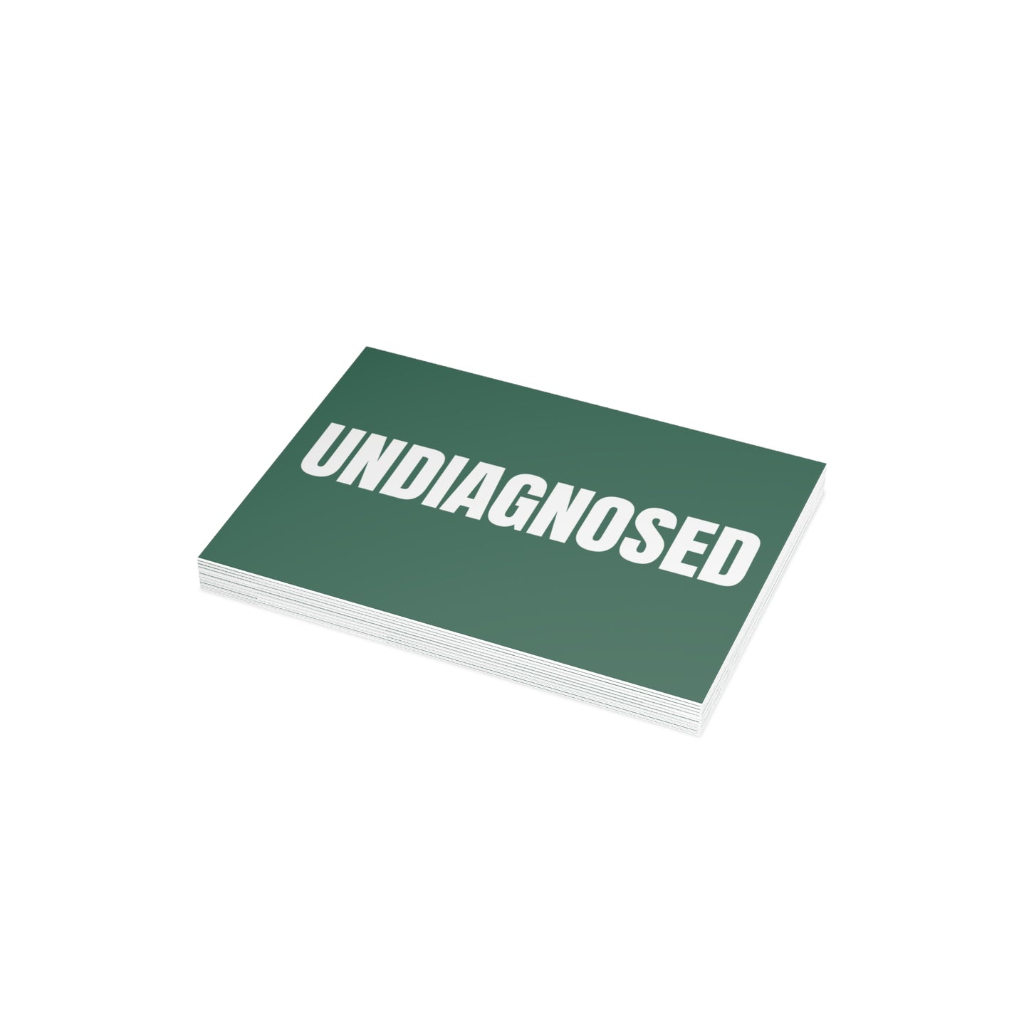 Leaf Green Postcard Set Pack of 10, 30 or 50 w/ Envelopes | Coordinated Collection