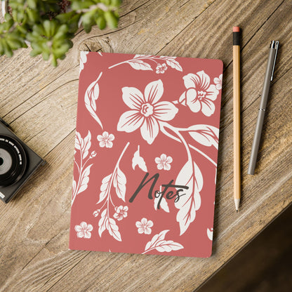Red Autumns Floral A5 Lined Journal Coordinated Collection