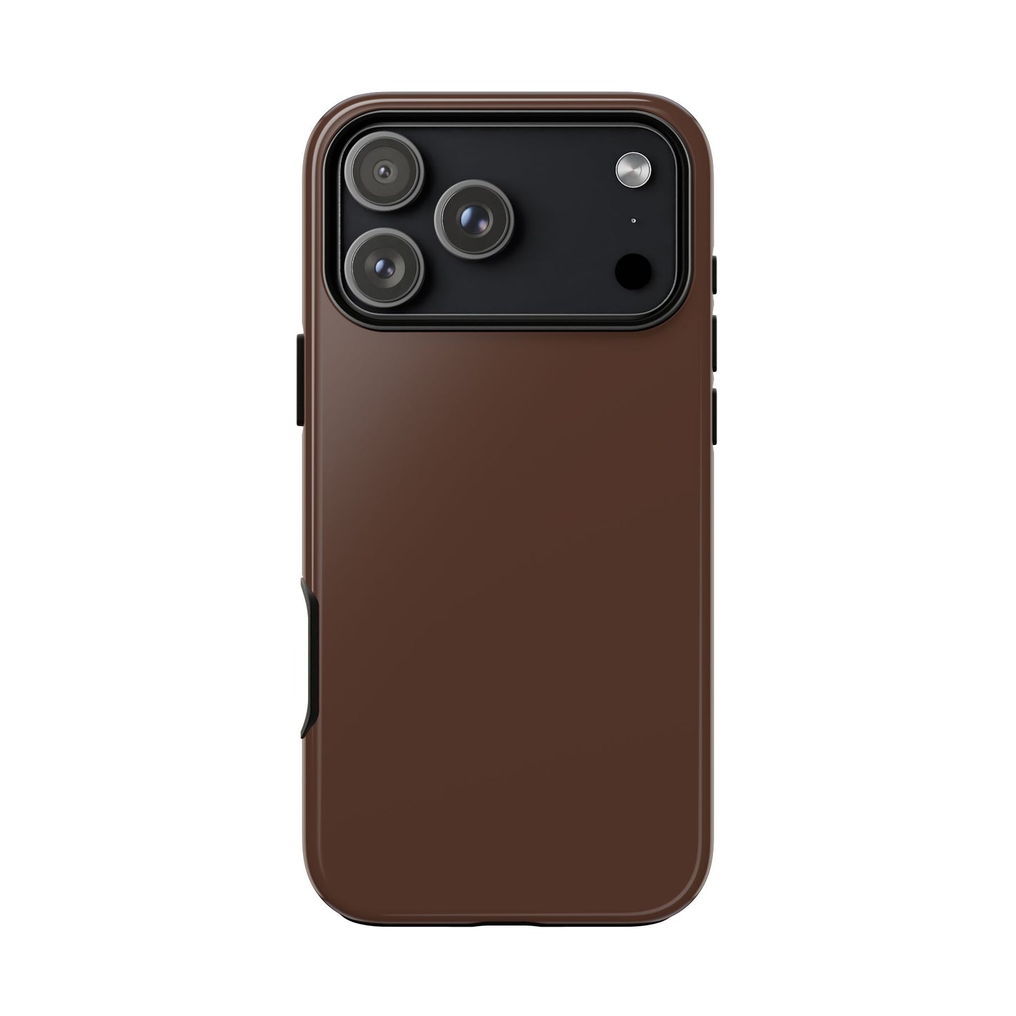 Chocolate Brown Tough Cell Phone Case Matte or Glossy Protective Case iPhone Samsung