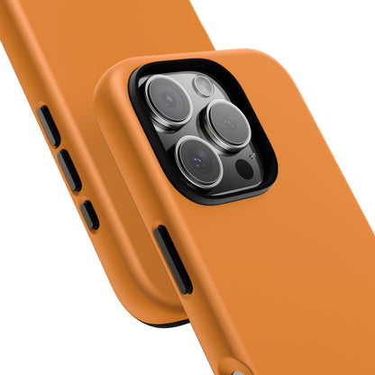 Tangerine Tough Cell Phone Case Matte or Glossy Protective Case iPhone Samsung