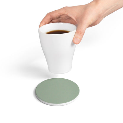 Sage Ceramic Coaster Round or Square | Coordinated Collection