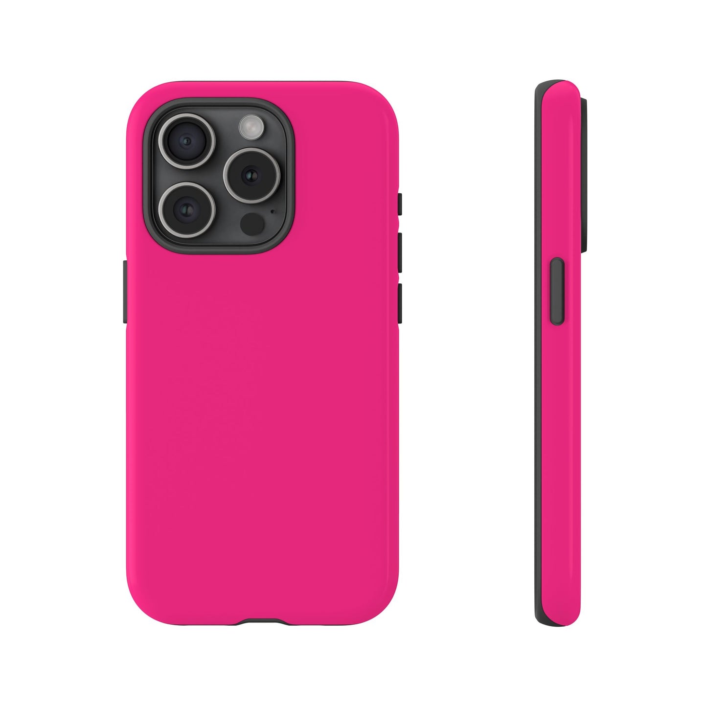 Pink Tough Cell Phone Case Matte or Glossy Protective Case iPhone Samsung