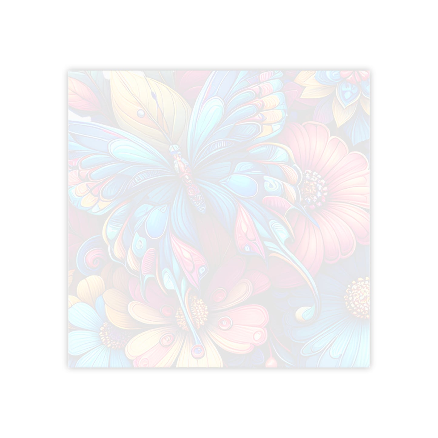 Metamorphosis Sticky Notes Butterfly Post It Notes (7 Sizes)
