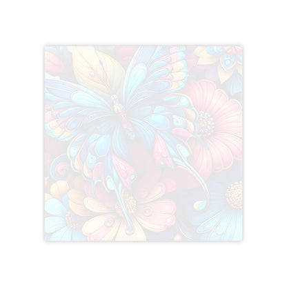 Metamorphosis Sticky Notes Butterfly Post It Notes (7 Sizes)