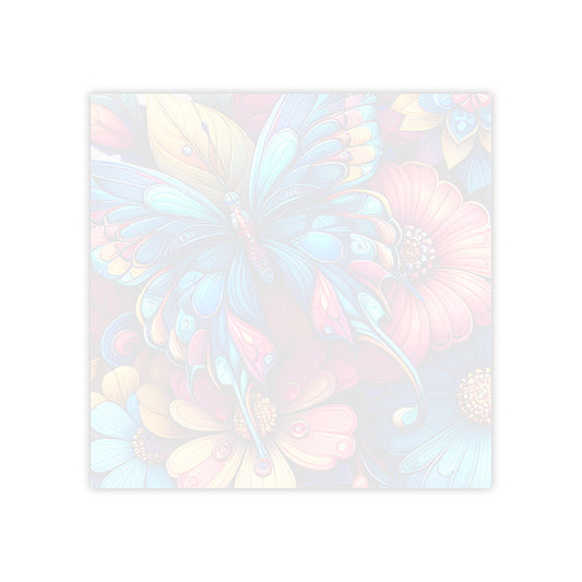 Metamorphosis Sticky Notes Butterfly Post It Notes (7 Sizes)