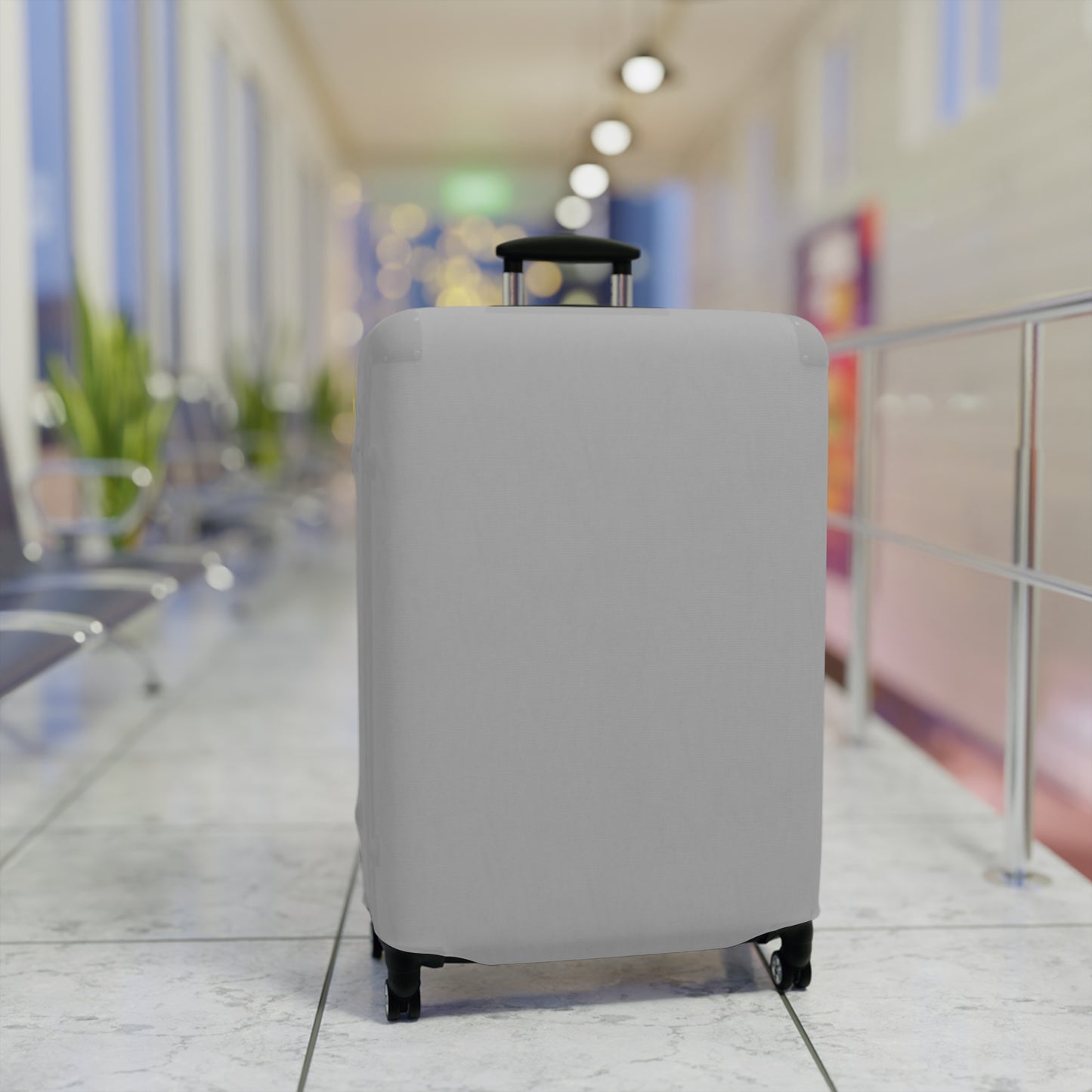 Grayscale Luggage Cover Travel Suitcase Cover Protective Stretch Cover
