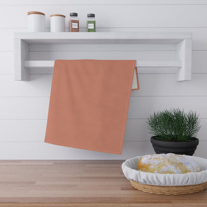 Terracotta Cotton Twill Tea Towel 18 x 30
