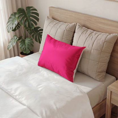 Pink Pillow Solid Cotton Sham