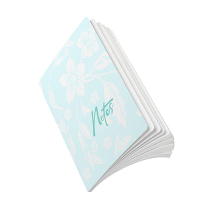 Ocean Blue Floral A5 Lined Journal Coordinated Collection