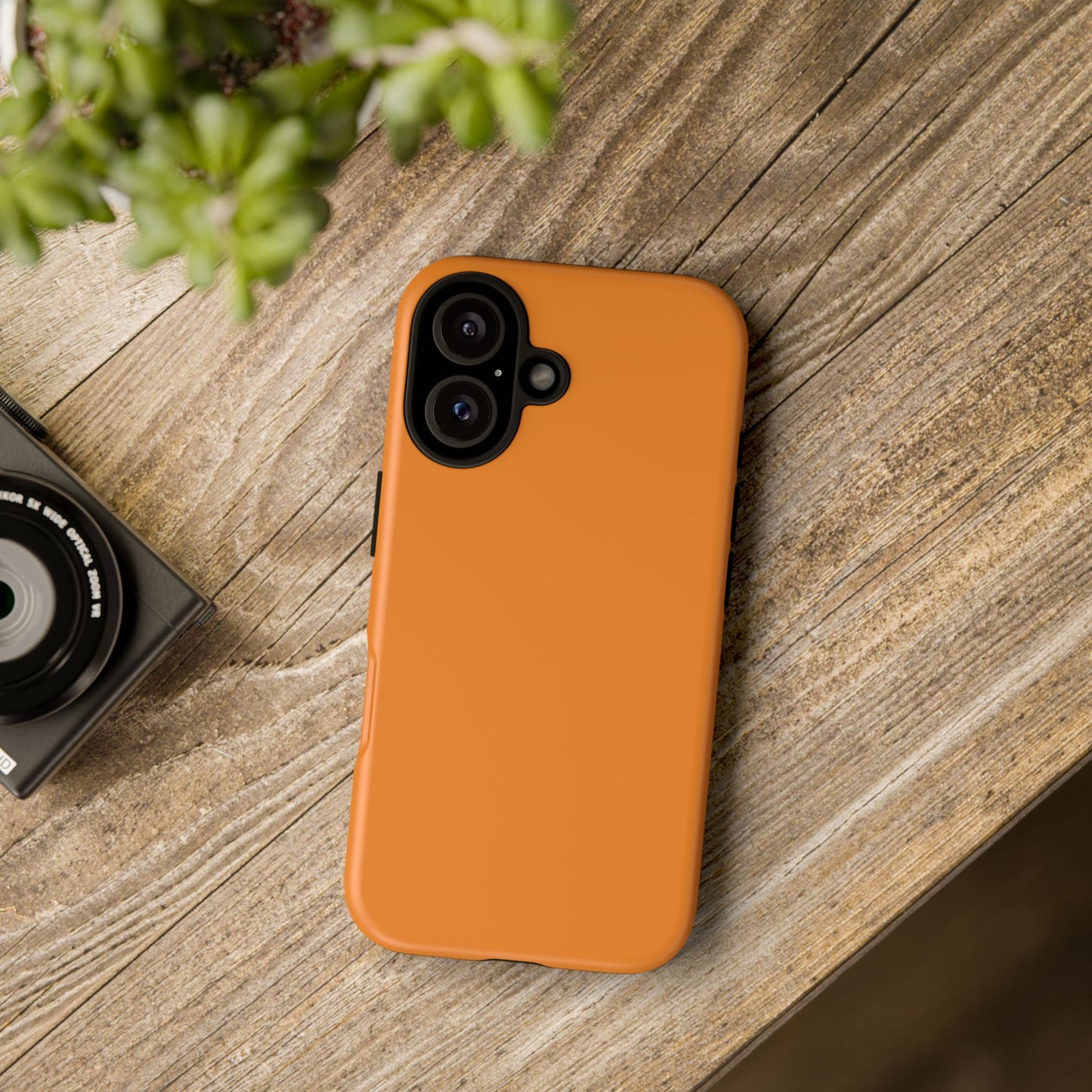 Tangerine Tough Cell Phone Case Matte or Glossy Protective Case iPhone Samsung