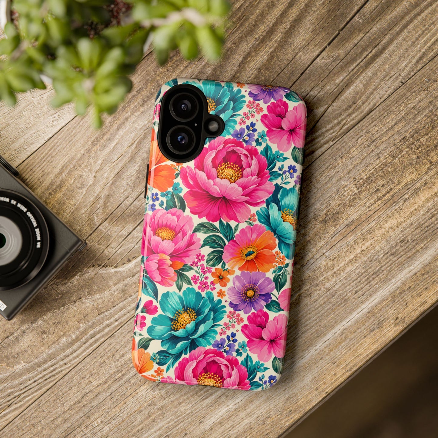 Dreamy Floral Tough Phone Case iPhone Samsung Floral Phone Cover