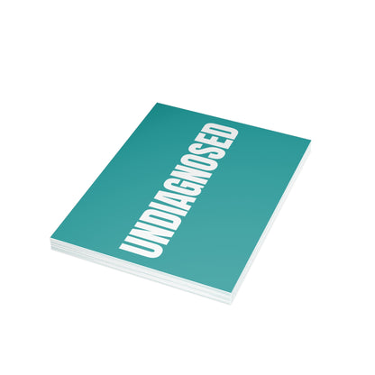 Deep Aqua Postcard Set Pack of 10, 30 or 50 w/ Envelopes | Coordinated Collection
