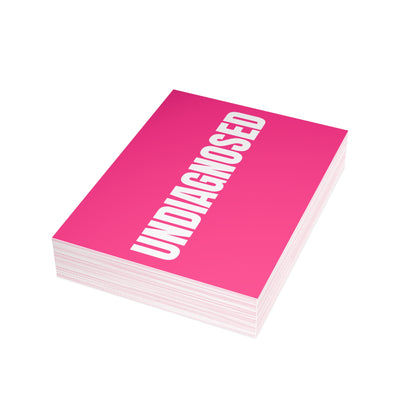 Pink Postcard Set Pack of 10, 30 or 50 w/ Envelopes | Coordinated Collection