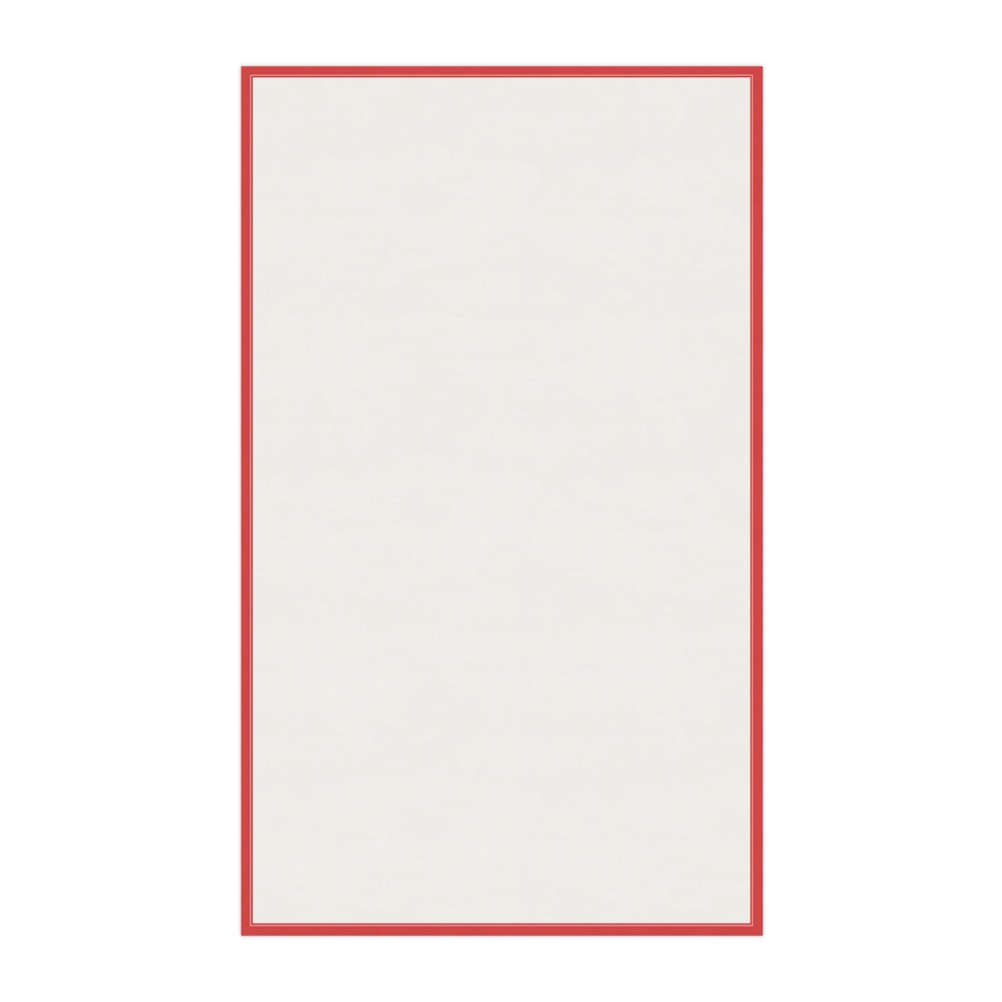 True Red Cotton Twill Tea Towel 18 x 30