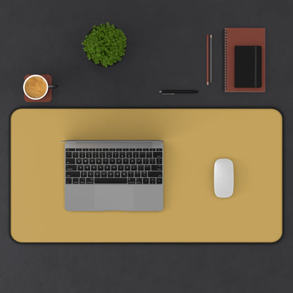 Muted Gold Desk Mat Color Coordinated Collection (12x18, 12x22, 16x32)