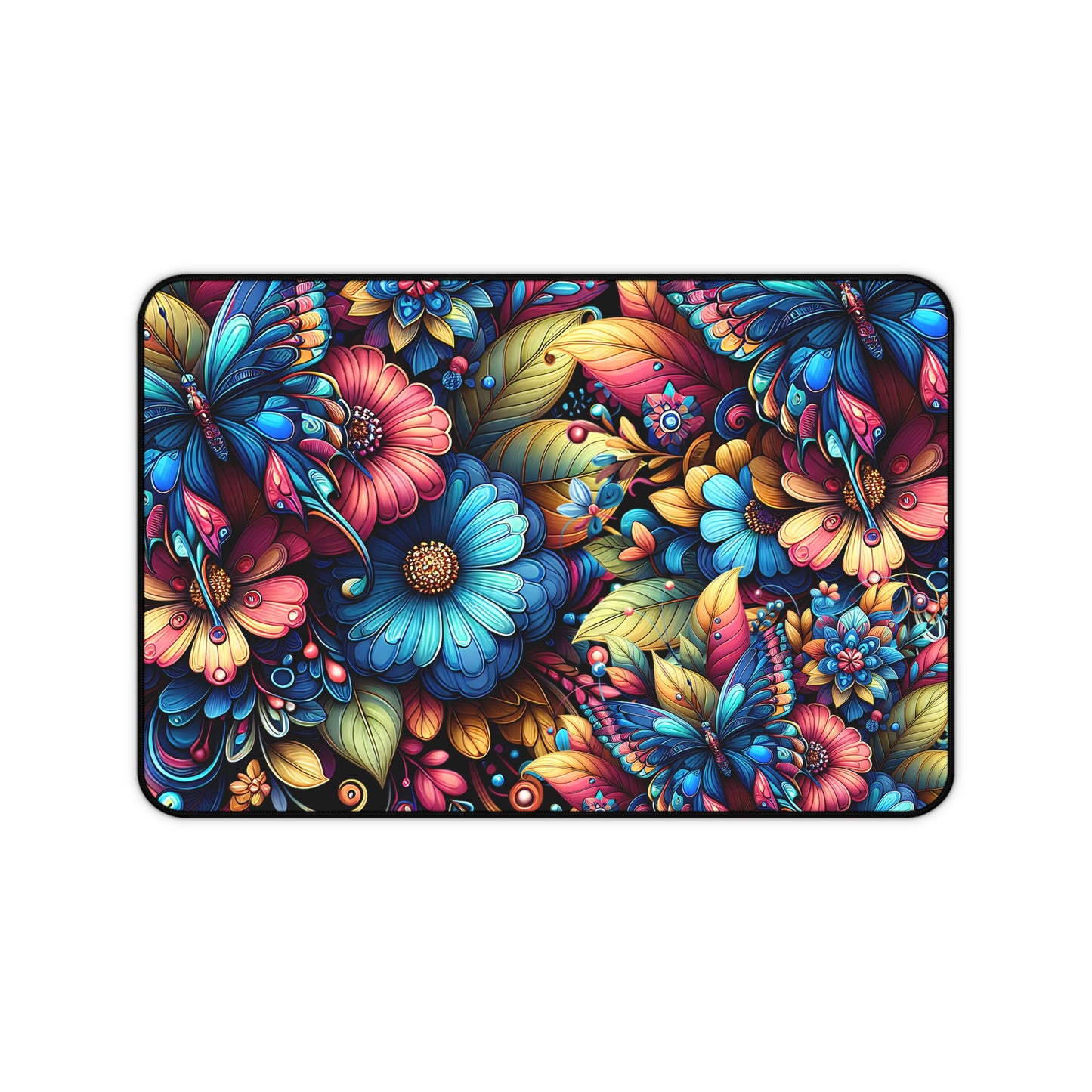 Butterfly Floral - Metamorphosis Design, Desk Pad