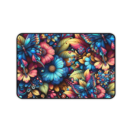 Butterfly Floral - Metamorphosis Design, Desk Pad