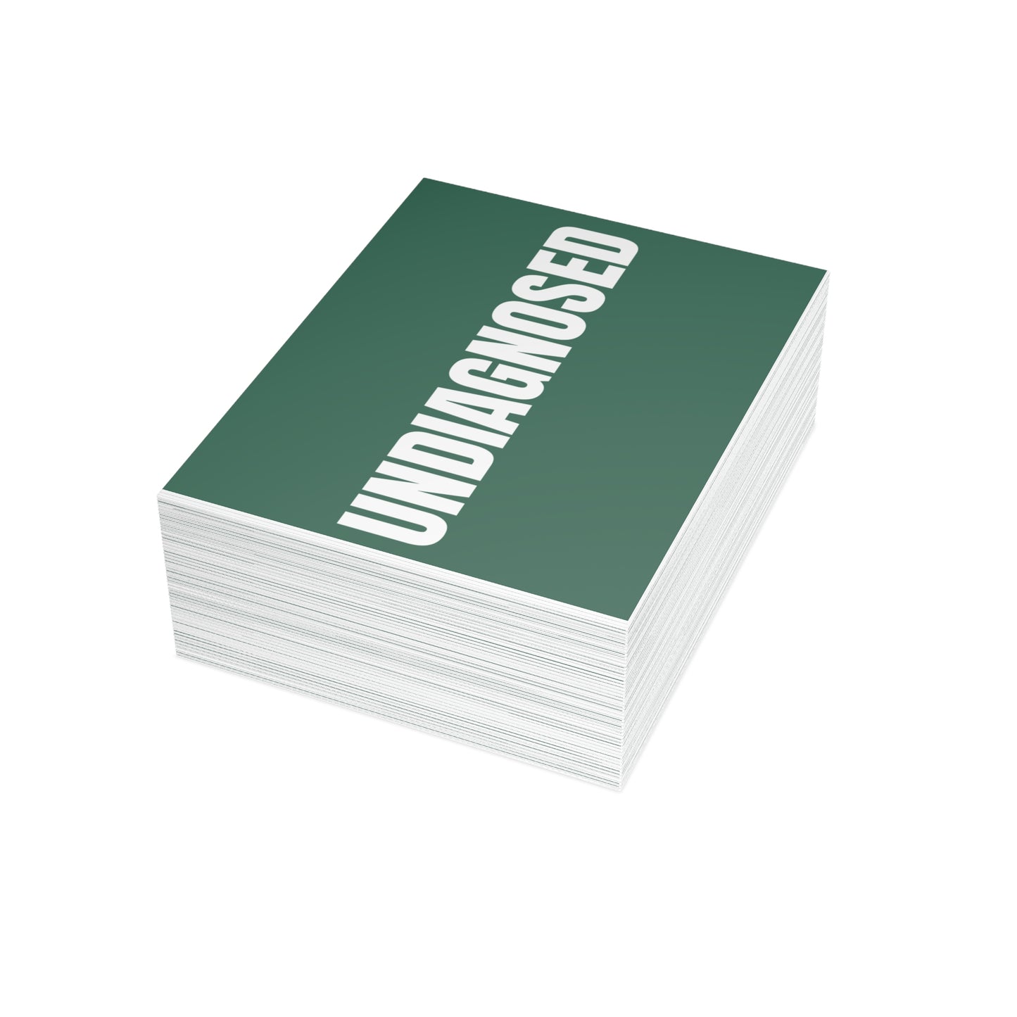 Leaf Green Postcard Set Pack of 10, 30 or 50 w/ Envelopes | Coordinated Collection