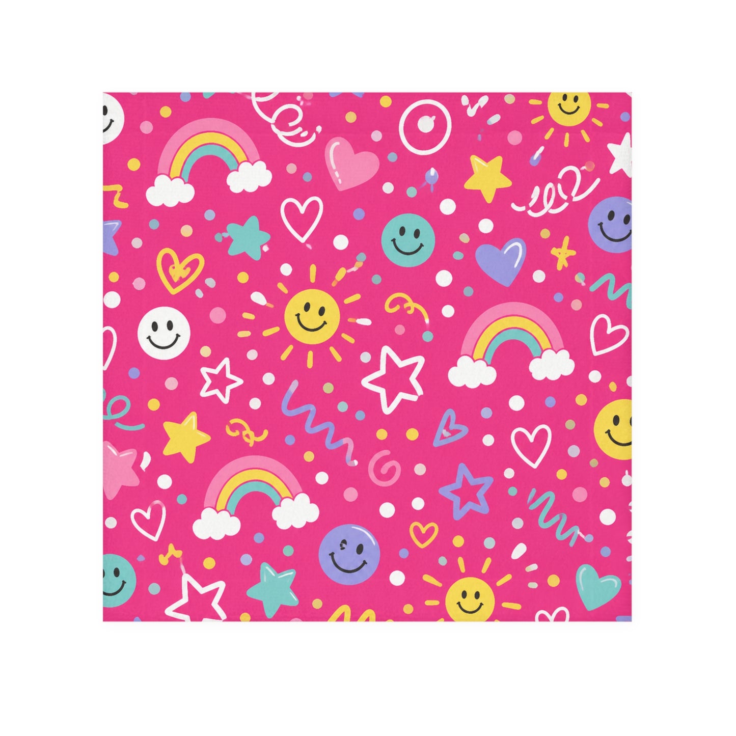 Pink Pop Face Towel