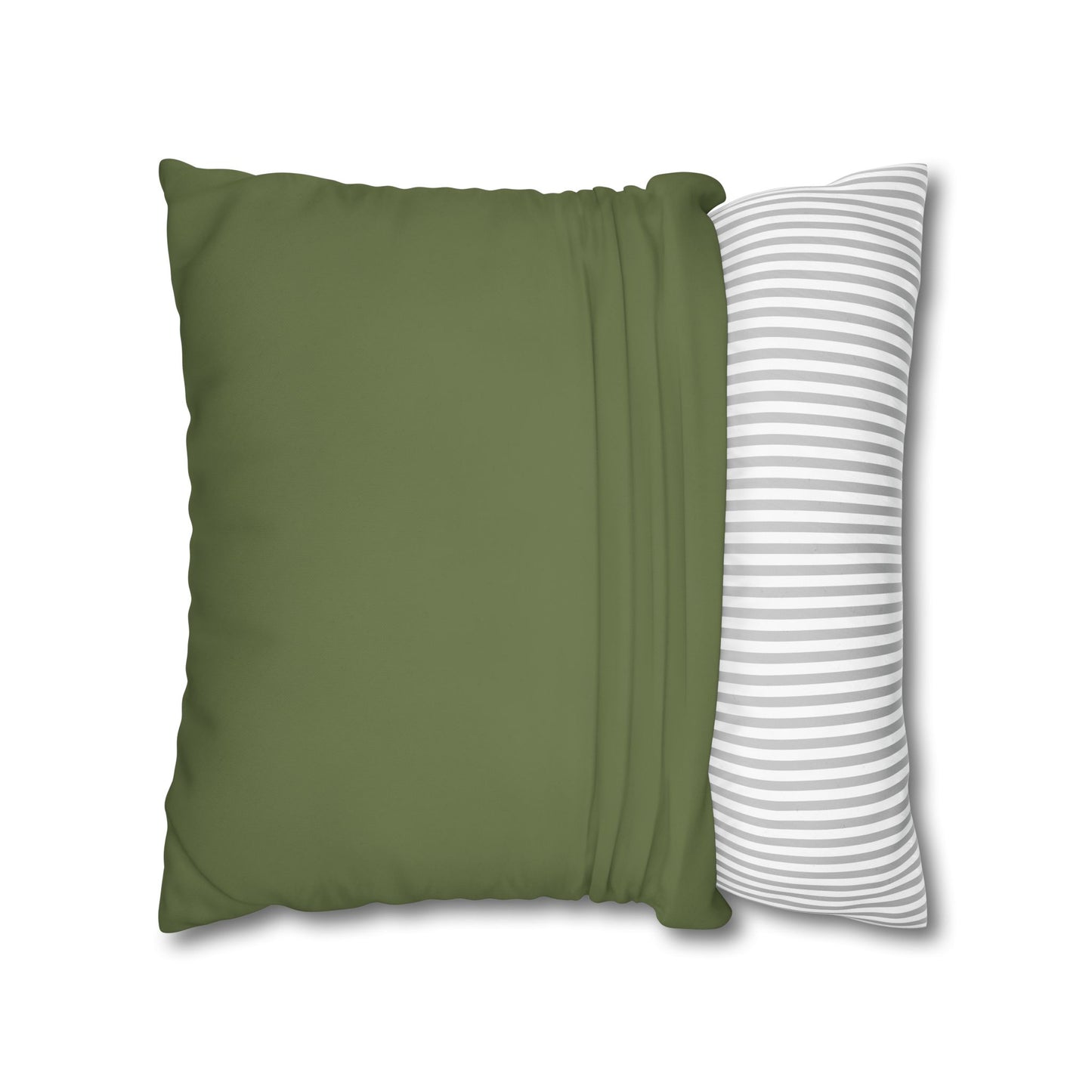 Olive Canvas Pillow Cover 20x20