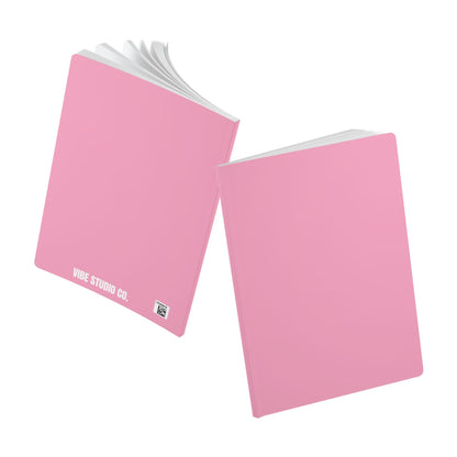 Light Pink Color Coordinated Collection A5 Lined Journal