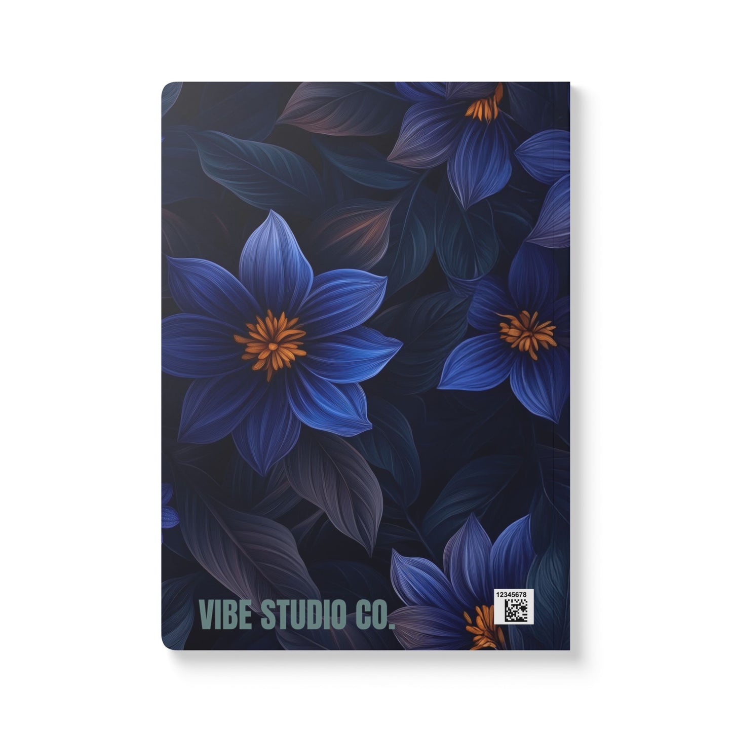 Blue Floral Heaven A5 Lined Journal