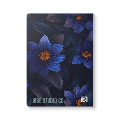Blue Floral Heaven A5 Lined Journal