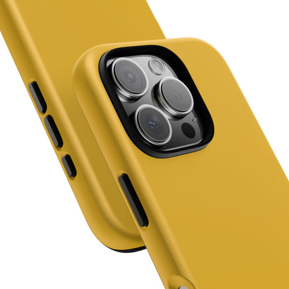 Honey Yellow Tough Cell Phone Case Matte or Glossy Protective Case iPhone Samsung