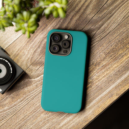 Deep Aqua Tough Cell Phone Case Matte or Glossy Protective Case iPhone Samsung