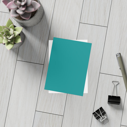 Deep Aqua Post Card Color Coordinated Collection Sets (10, 30 or 50)