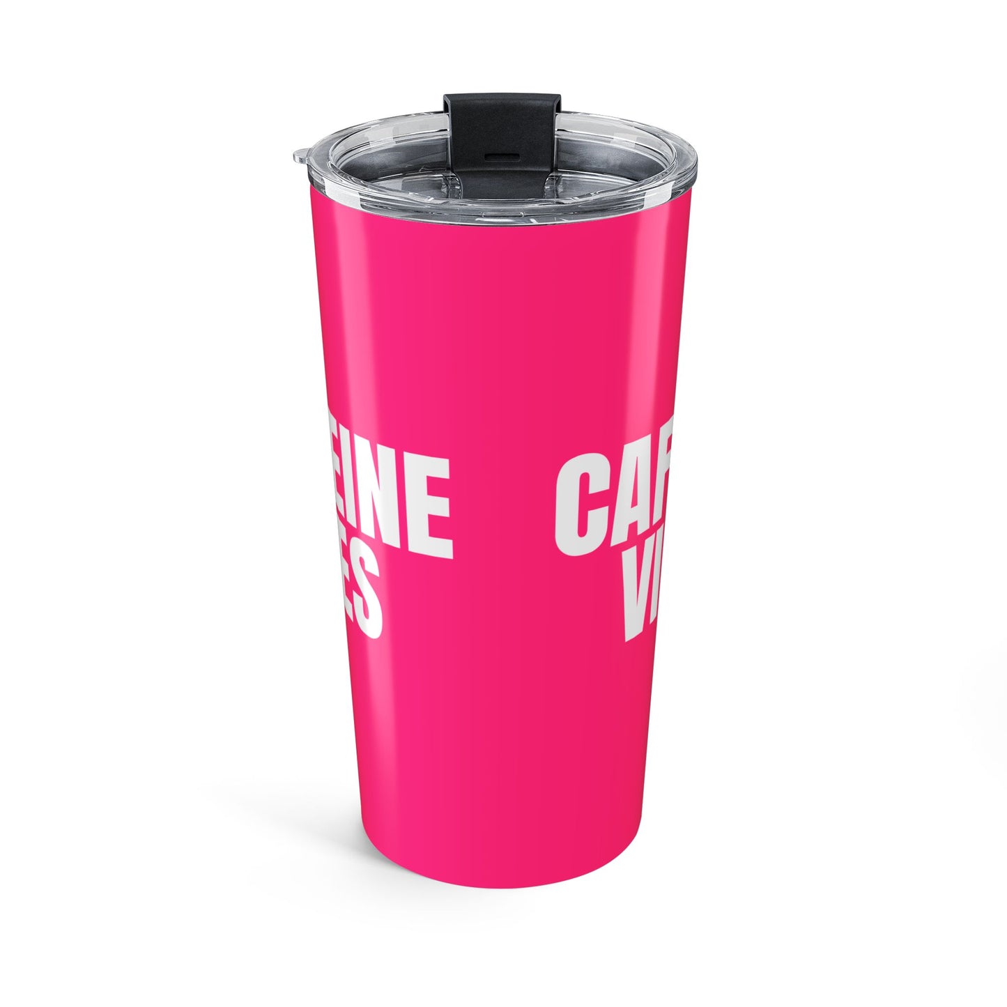 Pink Caffeine Vibes 20oz Stainless Steel Tumbler | Color Coordinated Collection