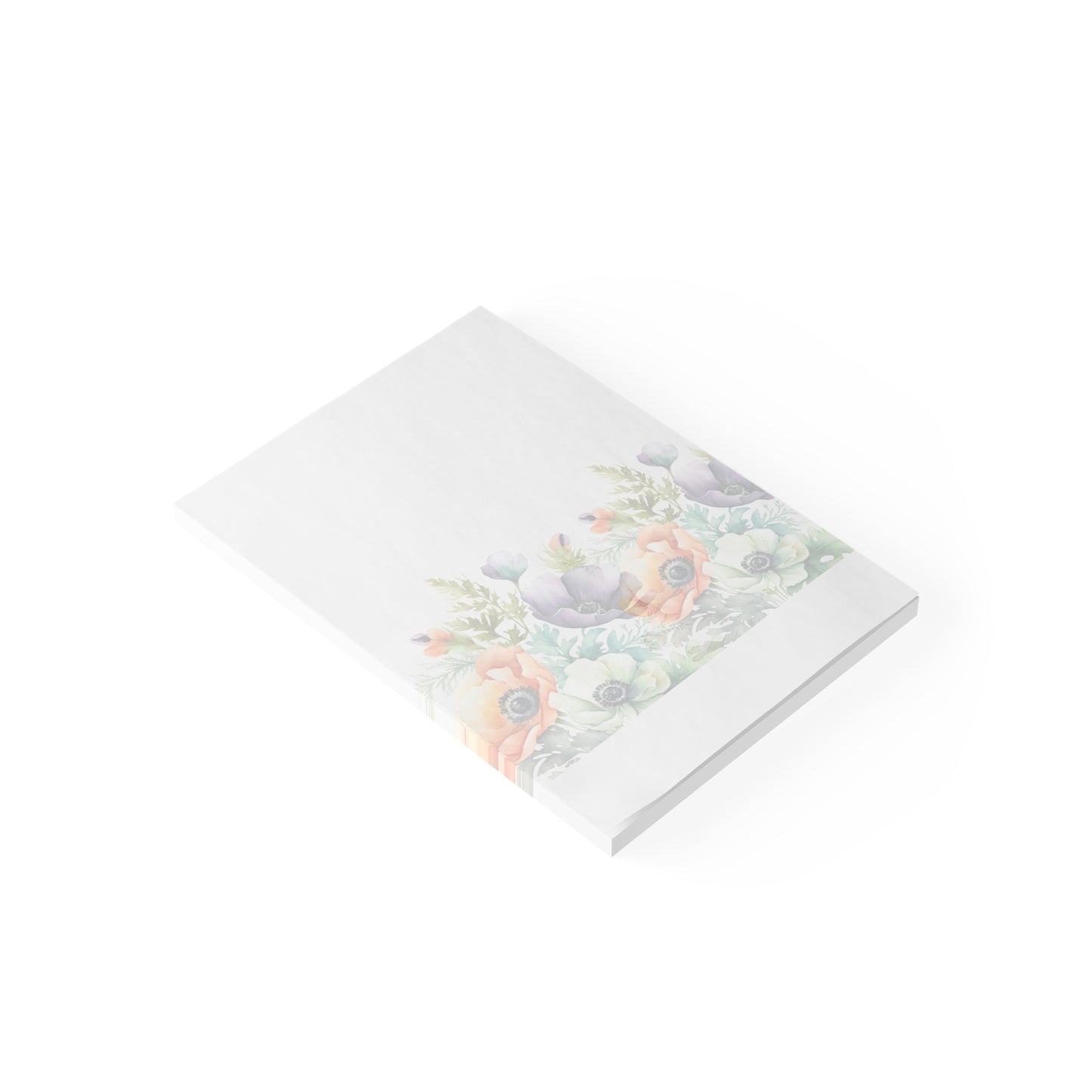 Decorated Floral Sticky Notes Botanical Floral Post It Notes (7 Sizes)