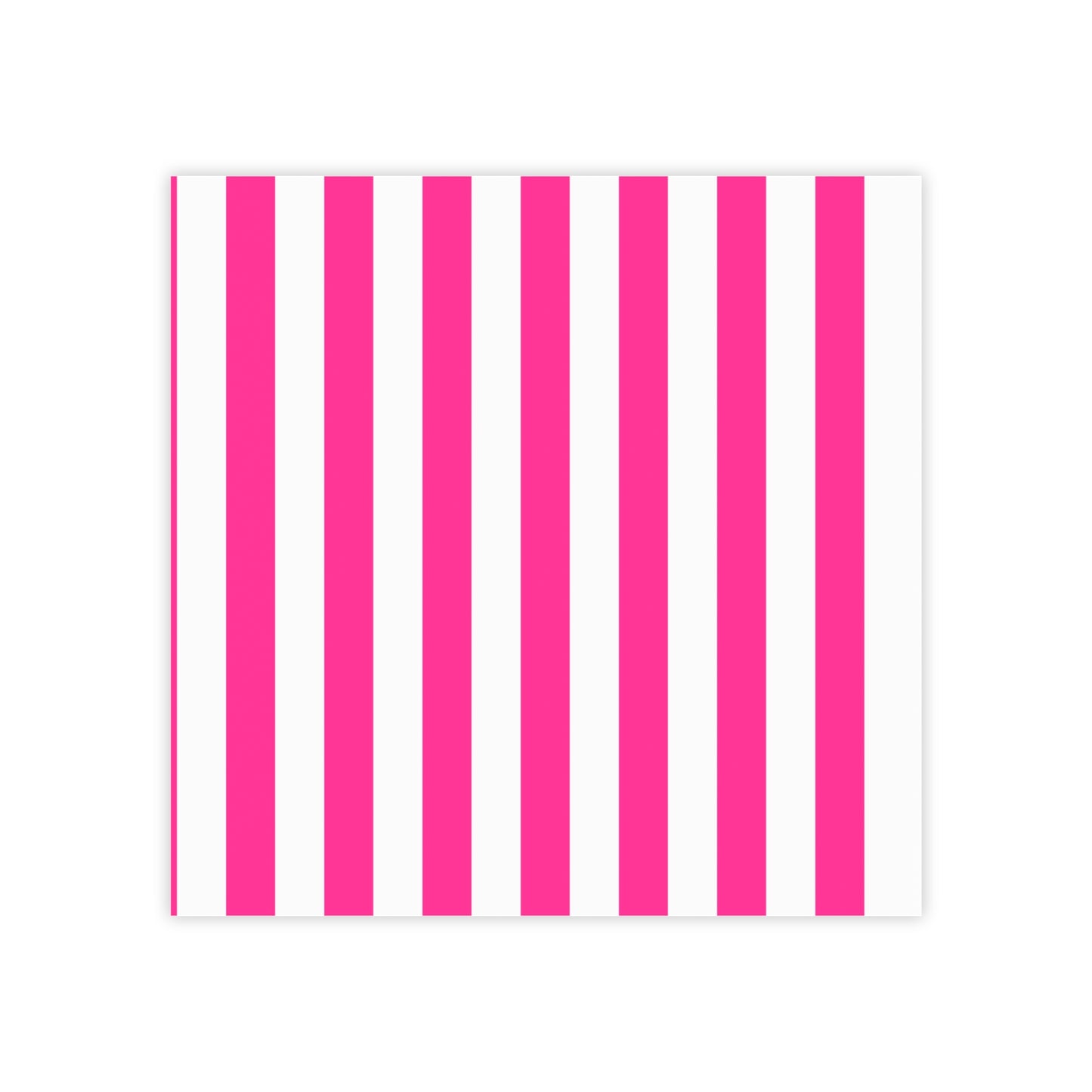 Pink Stripe Sticky Notes (7 Sizes)