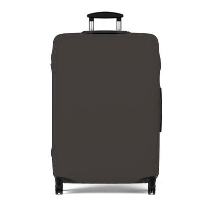 Muted Charcoal Luggage Cover Travel Suitcase Cover Protective Stretch Cover