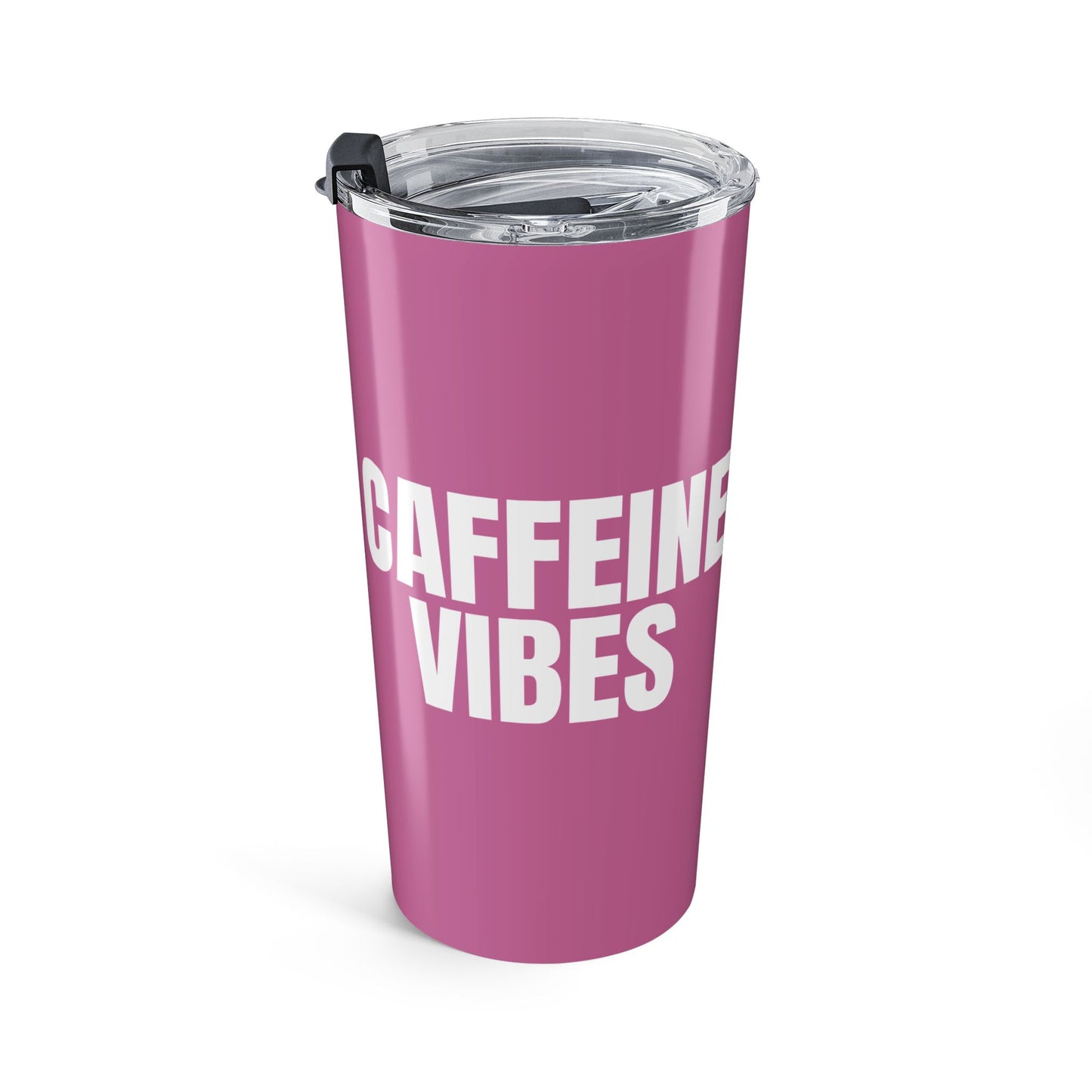 Lilac Wine Caffeine Vibes 20oz Stainless Steel Tumbler | Color Coordinated Collection
