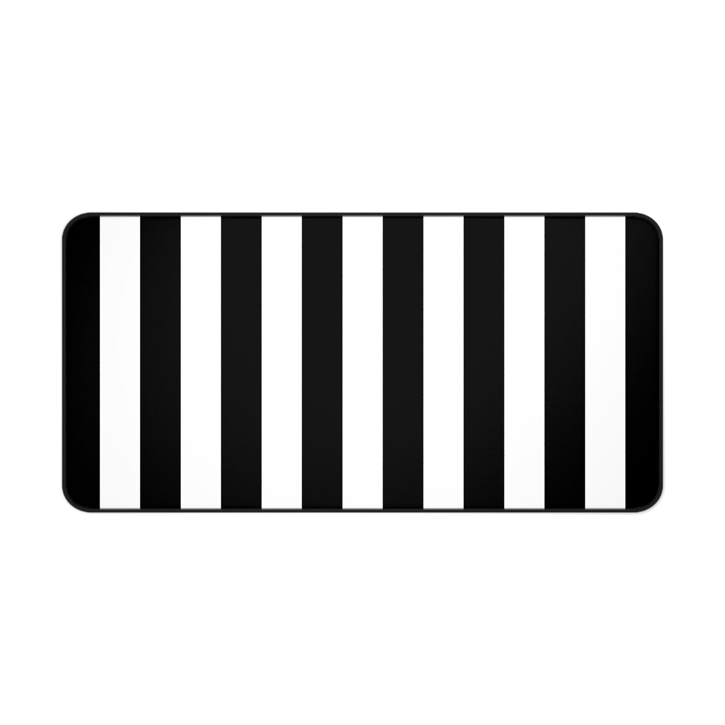 Black Stripe Desk Mat Office Desk Decor (12/18, 12/22, 16/32)