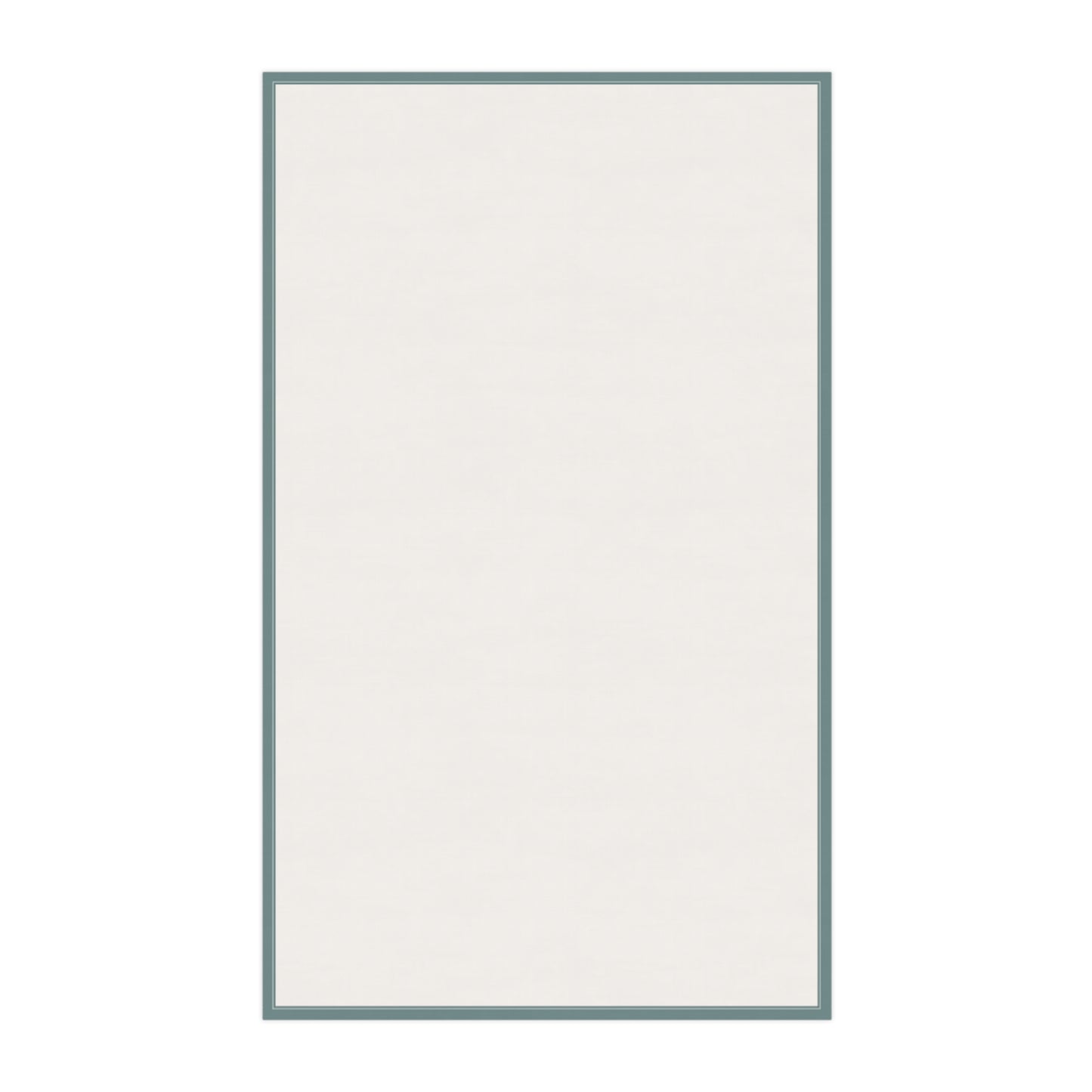 Dusty Blue Cotton Twill Tea Towel 18 x 30