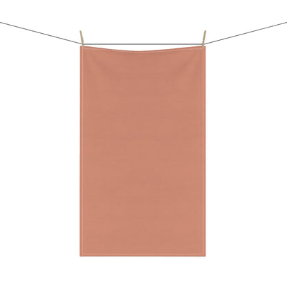 Terracotta Cotton Twill Tea Towel 18 x 30