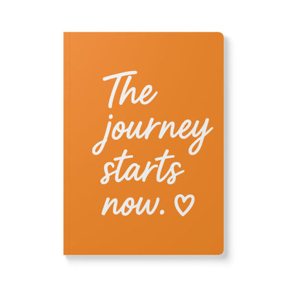 Tangerine The Journey Starts Now A5 Lined Journal