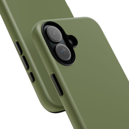 Olive Tough Cell Phone Case Matte or Glossy Protective Case iPhone Samsung