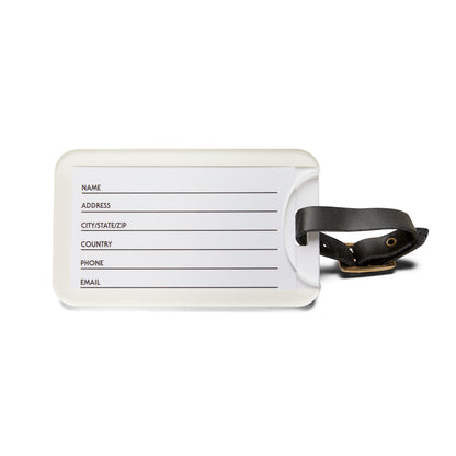 True Red Luggage Tag Acrylic Travel Tag