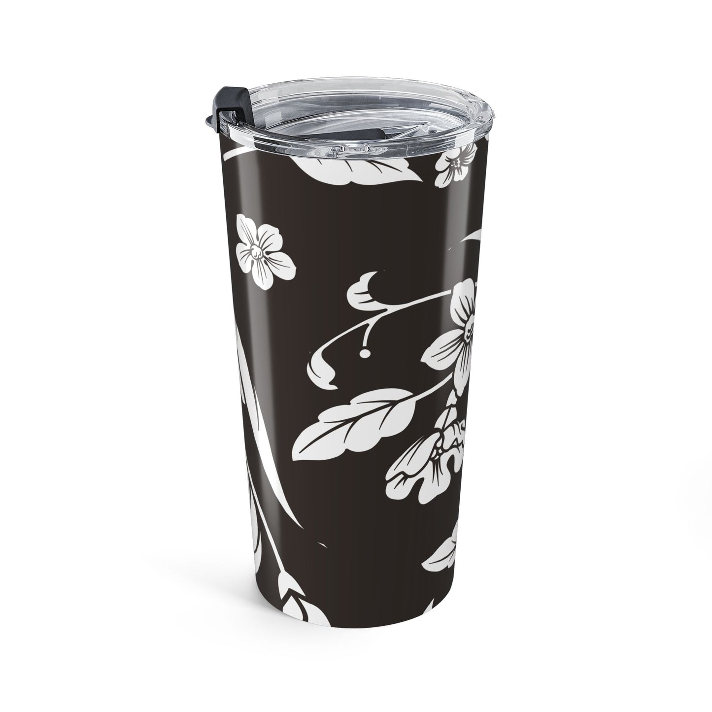 Muted Charcoal Floral 20oz Stainless Steel Tumbler | Coordinated Collection